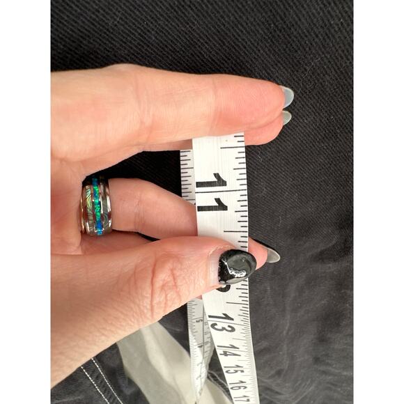 HM Pants Women 0 Black Cargo Baggy High Rise Wide Leg Contrast Stitch Y2K Grunge - Picture 8 of 8